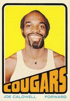 1972 Topps #206 Joe Caldwell Basketball Card