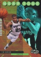 1998 Upper Deck Ionix Warp Zone #Z2 Tim Duncan Basketball Card