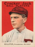 1915 Cracker Jack #135 Bill Killifer Correct spell Killefer Baseball Card