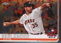 2019 Topps Chrome Update  #85 Justin Verlander Baseball Card