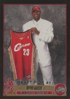 2003 Topps #221 LeBron James Black Border Basketball Card