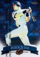 1998 Finest #92 Derek Jeter w/Coating Baseball Card