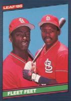1986 Leaf #225 Fleet Feet V.Coleman/W.McGee Baseball Card