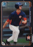 2015 Bowman Draft #75 Kyle Tucker Chrome-Asia Black Refractor Baseball Card