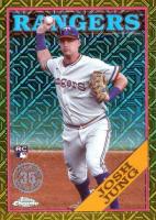 2023 Topps Silver Pack 1988 Chrome Promo #2T88C88 Josh Jung Series 2-Gold Baseball Card
