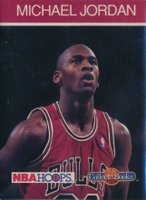1990 Hoops Collectabooks #4 Michael Jordan Basketball Card