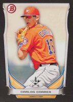 2014 Bowman Draft Picks Top Prospects #TP3 Carlos Correa Asia Black Baseball Card