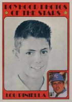 1972 O-Pee-Chee #491 Lou Piniella Boyhood Photo Baseball Card