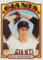 1972 Topps #509 Don McMahon Baseball Card
