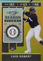 2020 Panini Chronicles Contenders Optic #7 Luis Robert Gold Baseball Card