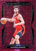 2023 Panini Obsidian #81 Alperen Sengun Electric Etch Pink Pulsar Basketball Card