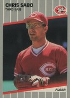 1989 Fleer Glossy #170 Chris Sabo Baseball Card