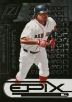 2005 Zenith Epix #E-6 Manny Ramirez Black-Season Baseball Card