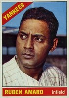 1966 Topps #186 Ruben Amaro Baseball Card