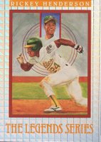 1992 Donruss Elite # Rickey Henderson Legends Baseball Card