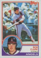 1983 Topps #184 Bob Clark Baseball Card
