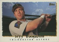1995 Topps #405 Jeff Bagwell Baseball Card