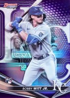 2022 Bowman's Best #13 Bobby Witt Jr. Purple Refractor Baseball Card