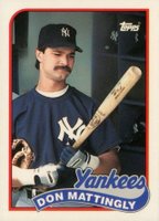 1989 Topps Tiffany #700 Don Mattingly Baseball Card