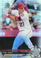 2017 Bowman Chrome National Convention #BNRMT Mike Trout Baseball Card