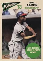 2012 Topps Heritage Baseball Flashbacks #BF-HA Hank Aaron Baseball Card
