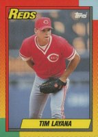 1990 Topps Traded #55T Tim Layana Baseball Card