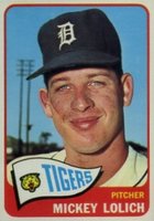 1965 Topps #335 Mickey Lolich Baseball Card