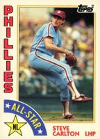 1984 Topps Tiffany #395 Steve Carlton Baseball Card