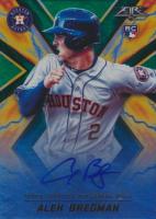 2017 Topps Fire Fire Autograph #FA-AB Alex Bregman Green Baseball Card