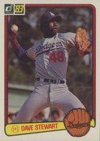 1983 Donruss #588 Dave Stewart Baseball Card