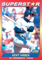 1992 Score Superstar #98 Kent Hrbek Baseball Card