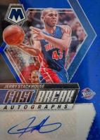2023 Panini Mosaic Fast Break Autographs #FBJER Jerry Stackhouse Blue Basketball Card