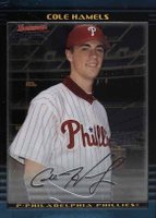 2002 Bowman Chrome Draft Picks #17 Cole Hamels Baseball Card