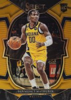 2022 Panini Select #79 Bennedict Mathurin Gold Basketball Card