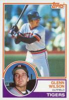 1983 Topps #332 Glenn Wilson Baseball Card