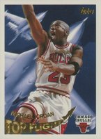 1995 Topps Top Flight #TF1 Michael Jordan Basketball Card