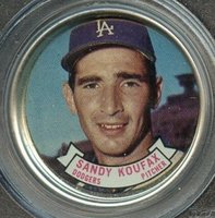 1964 Topps Coins #106 Sandy Koufax Baseball Card