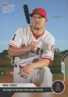 2020 Topps Now Road to Opening Day Promo #WLCM Mike Trout Baseball Card