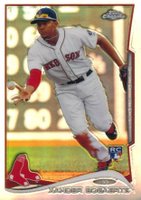 2014 Topps Chrome #25 Xander Bogaerts English Back-Refractor Baseball Card