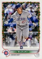 2022 Topps Holiday #HW177 Seiya Suzuki SP Baseball Card