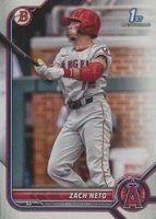 2022 Bowman Draft #BD18 Zach Neto Baseball Card