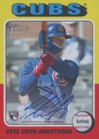 2024 Topps Heritage Real One Autographs #ROAPC Pete Crow-Armstrong Baseball Card