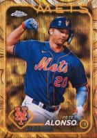 2024 Topps Gilded Collection #20 Pete Alonso Gold Wave Baseball Card