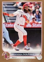 2022 Topps #243 Brandon Marsh Gold Baseball Card