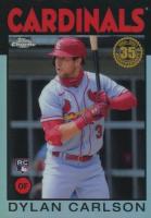 2021 Topps Chrome 1986 Topps Baseball #86BC6 Dylan Carlson Baseball Card