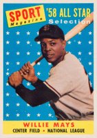 1958 Topps #486 Willie Mays All-Star Baseball Card