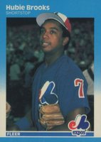 1987 Fleer Glossy #314 Hubie Brooks Baseball Card