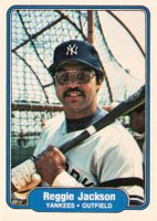 1982 Fleer #39 Reggie Jackson Baseball Card
