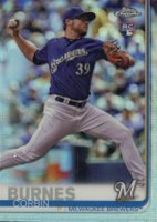 2019 Topps Chrome #84 Corbin Burnes Refractor Baseball Card