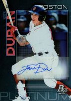 2020 Bowman Platinum Top Prospects #TOP98 Jarren Duran Autograph Baseball Card